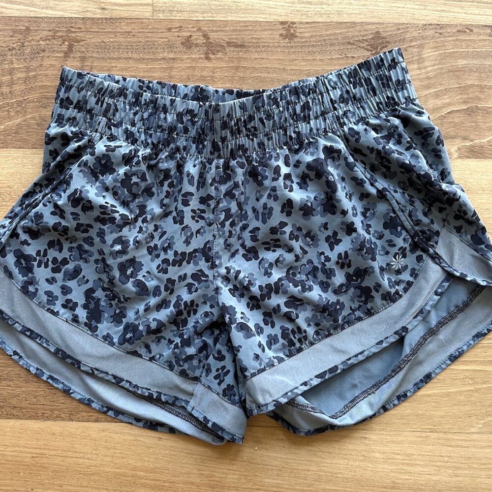 Athleta Mesh Racer Shorts - Picture 3 of 4